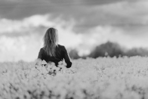 nature-sunset-person-woman-black-and-white